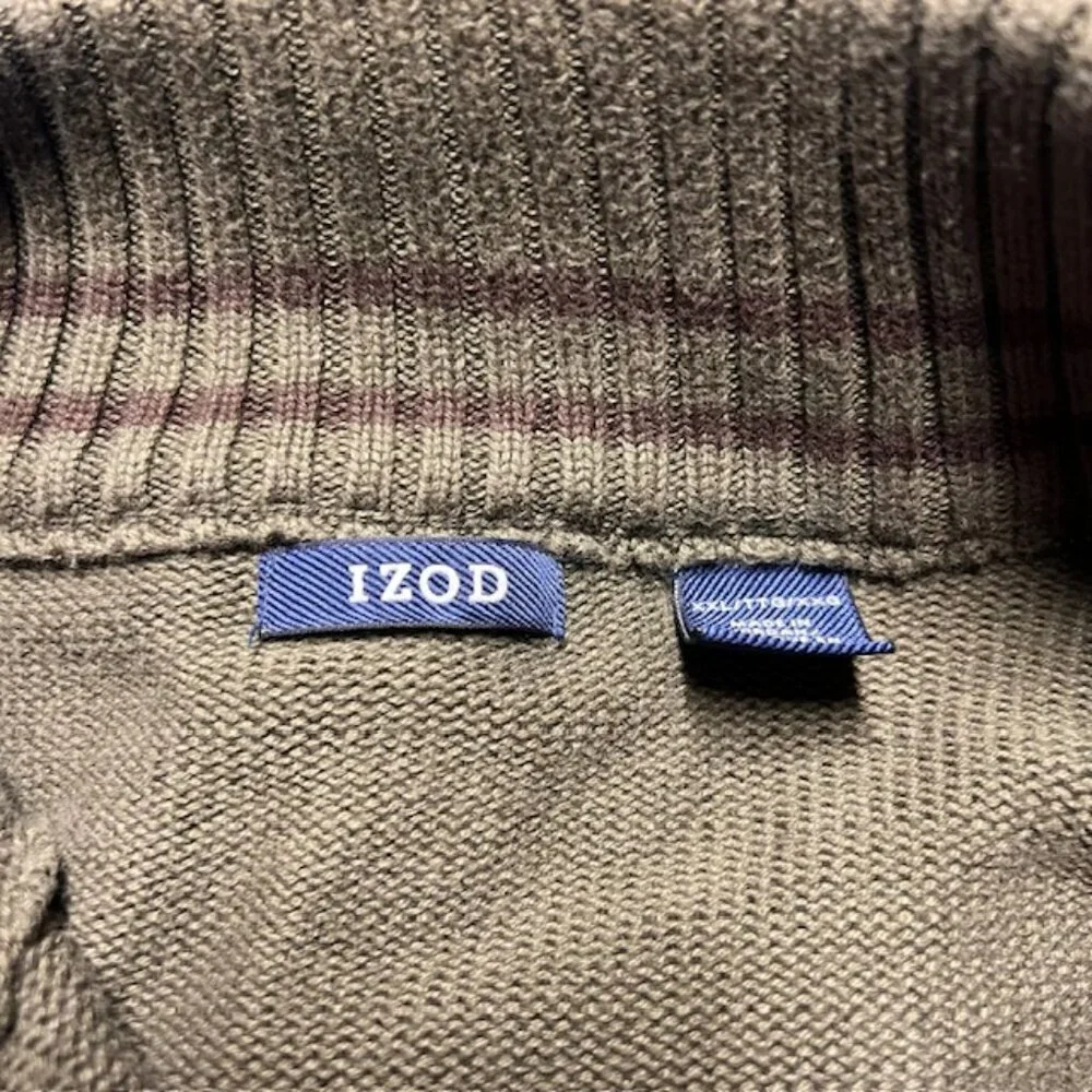 Izod Green Men's Pullover Sweater Size XXL